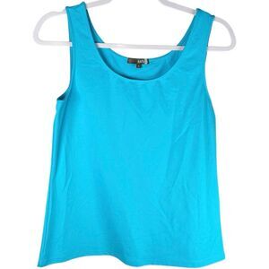 Judy P women’s size small bright blue Alexa Scoopneck Layering Tank Top